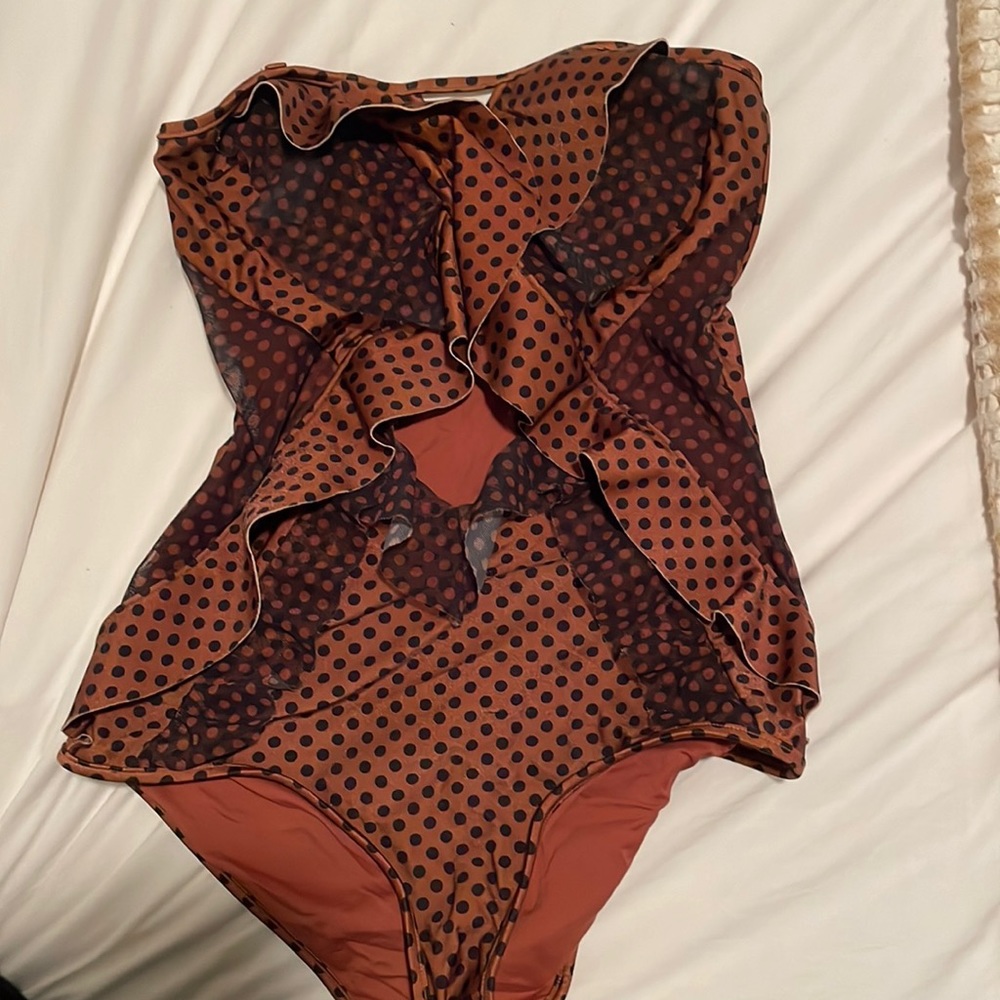 Zimmermann ruffle one piece